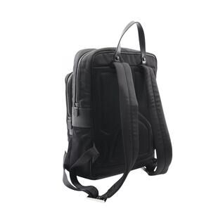 Prada backpack nylon Saffiano leather black